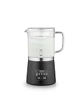 CASO CappuLatte - Espumador de leche eléctrico, espuma cremosa, espumador de leche caliente y frío, cacao, chocolate caliente, recipiente de vidrio extraíble, apto para lavavajillas, 5 funciones