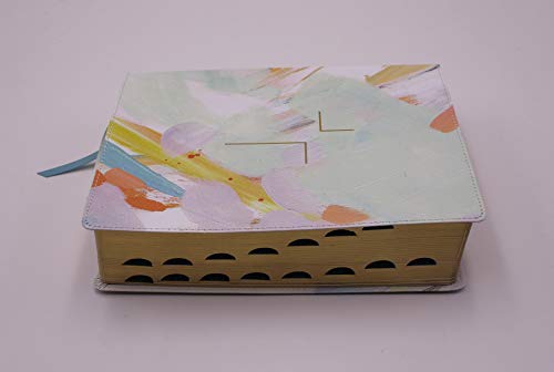 The Jesus Bible Artist Edition, ESV, (With Thumb Tabs to Help Locate the Books of the Bible), Leathersoft, Multi-color/Teal, Thumb Indexed: The Jesus ... Version, Multi-Color/Teal, Leathersoft