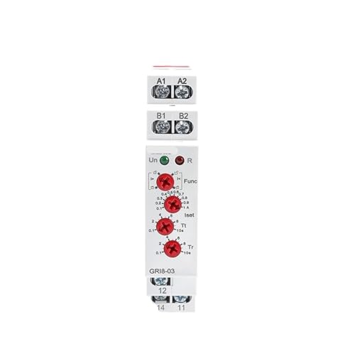 Relais de sélection de surintensité 220V GRI8-03 pour surveillance de courant 0.1-1A