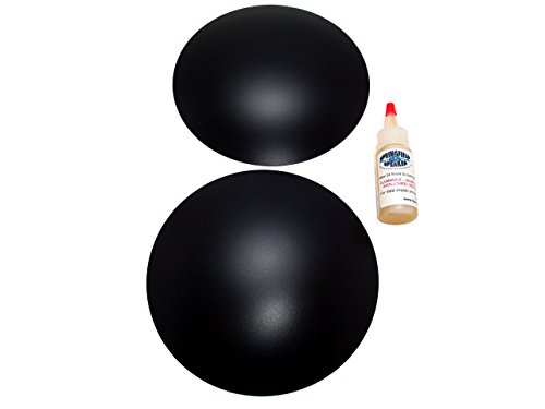 Springfield Speaker 6.5" Inverted Poly Speaker/Subwoofer Dust Cap Kit - with Adhesive - Compatible with Voice Coils up to 4 1/2" in Diameter