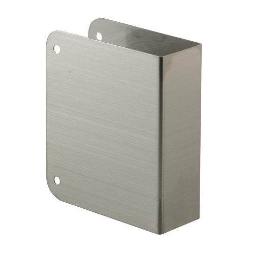 Prime-Line MP9492 Stainless Steel Blank Lock and Door Reinforcement Plate for 1-3/4 in. Thick Doors, Stainless Steel Finish (Single Pack) by PRIME-LINE - Used condition - US$7.00