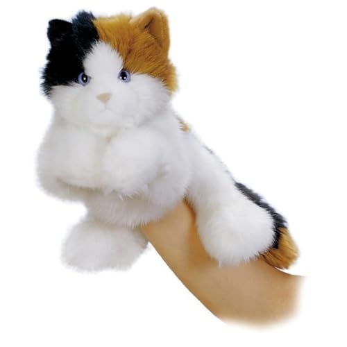 Aurora® Interactive Hand Puppet Esmeralda™ Stuffed Animal - Storytelling Adventures - Playful Learning - White 9 Inches