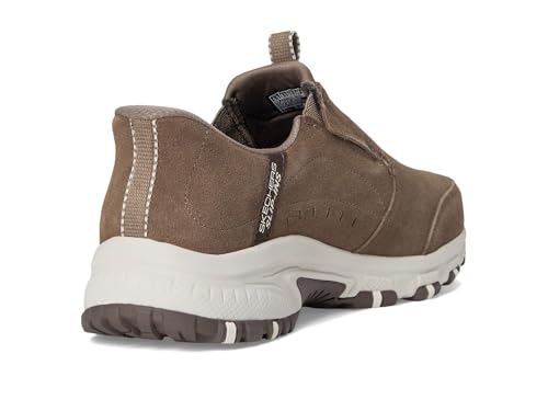 Skechers Men's Hillcrest Cedar Root Hands Free Slip-in Sneaker,Dark Taupe,6.5 Wide