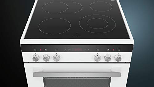 Elektroherd Siemens HK9R3A220 iQ300 freistehend in Weiß
