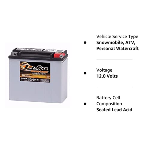 Deka Power Sports Etx20L Battery #TOP1