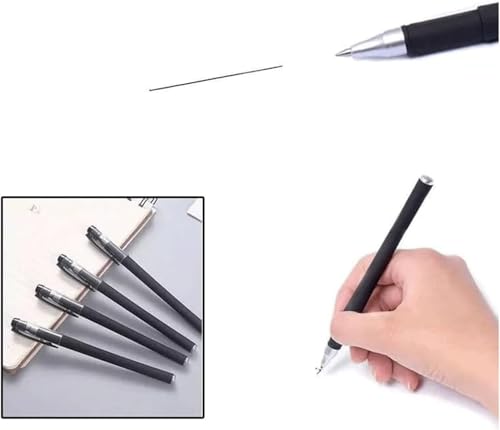 Bolígrafo gel negro mate 0.5 mm x10 unidades miniatura 3