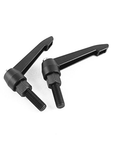 Aexit M12x30mm Thread Pressure Washer Parts & Accessories 95mm Long Lever Lathe Machinery Adjustable Clamping Nozzles Handle 2pcs