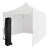 Pop Up Canopy Tent, 10x10 FT Instant Canopies Tent, Outdoor Commercial Folding Shelter Sidewalls wit