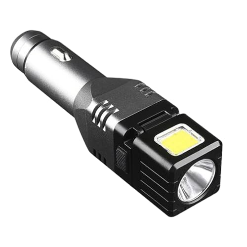 Linterna LED de coche 12V/24V de doble haz con puertos USB tipo C para camión y radio