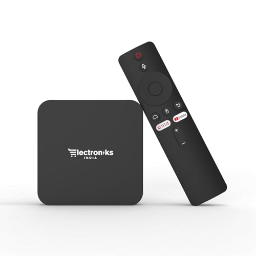 Image of ElectroniksIndia X9 Android Mini PC: 4K Ultra HD, 2GB RAM, 16GB Storage, WiFi 6 & BT 5.0, Android 10