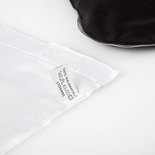 Kerafactum® Wärmekissen Moorkisssen auch für Kaltanwendungen Moor Kissen aus Naturmoor geeignet als Rückenkissen Moorwärmekissen Farbe transparent mit Heller Baumwollhülle - Image 6