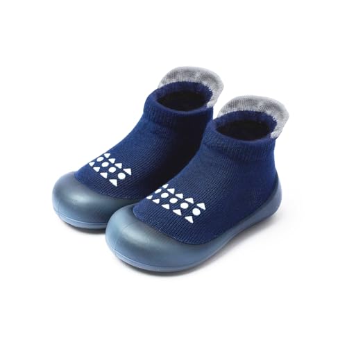 Image of Bearbay Baby Sock Shoes Baby Walking Shoes Infant Non-Slip Breathable Slippers with Soft Rubber Sole Baby Boys Girls Sneakers