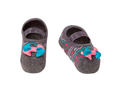 Meia Sapatilha Antiderrapante Bebê Menina Puket 0 A 12 Meses Kit com 5 (0 A 4)