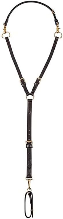 Schneiders Victor Supreme Bob Hart Adjustable Arabian Training Martingale | Optimum Fit | Easily Convertible | Stable Training Aid | Dark Oil Finish