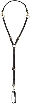 Schneiders Victor Supreme Bob Hart Adjustable Arabian Training Martingale | Optimum Fit | Easily Convertible | Stable Training Aid | Dark Oil Finish