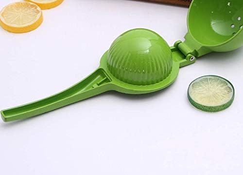 Miniatura 5 de Exprimidor manual de metal Citrus Limón Limón, Exprimidor de frutas, Metal, Herramienta de cocina (verde)