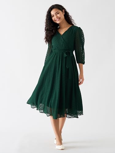 Image of AASK Women Fancy Plain & Solid Designer Dress for Women