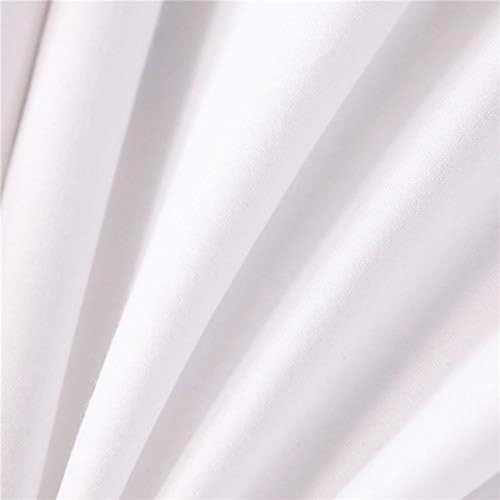 Housse de couette blanche Queen Size avec ses deux taies d'oreiller à motif de fleurs - 6