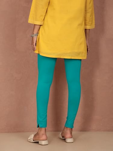 Image of TWIN BIRDS Women Cotton Blend Kurti Pants | Sleek Ethnic Daily Trousers