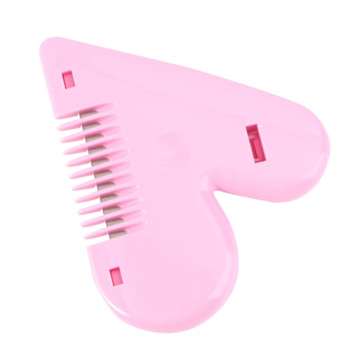 WRITWAA Peine Cortador De Pelo Doble Cara Para Flequillo, Recortadora Portátil, Acero Duradero, Tamaño Compacto, Para Mujeres y Niños, Uso Autoservicio Casa