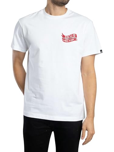 Deus Ex Machina DMP251209C Jailer SAPPY Tee White Hombre, Color blanco., M