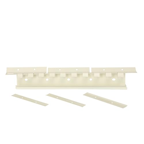 Image of SMART PACK Hooks Hardware for PVC Strip Curtains | Rod Brackets Set, PVC Strip, Plastic Curtain's Hooks, Window, Door Curtain Holder, Curtain Hanging Accessories | Pack of 1 Set
