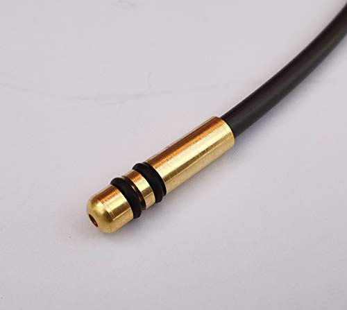 CHNSALESCOM Quick Connect Guide Wire MIG MAG PTFE Graphite Steel Liner 0.6 0.8 0.9 1.0 1.2 1.4 1.6 (Graphite,0.6-1.0mm 4 Meter)