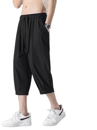 Image of Lymio Men Shorts || Three Quarter Pant for Men || 3 /4 Casual Cotton Shorts (Short-46-49)