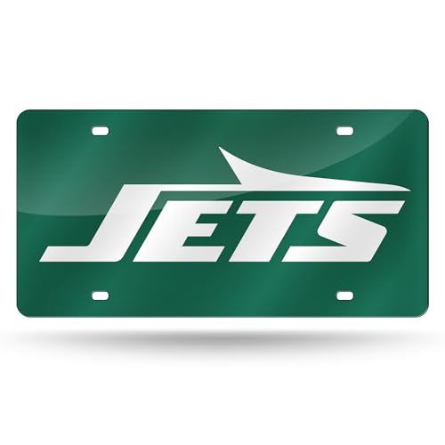 Étiquette New York Jets pour voiture Rico Industries 30x15 cm