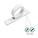 Dura Faucet DF-SA155-WT RV Shower Hose Guide Ring - Mounting Screws Included (White)