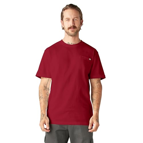 Image of Dickies Men's Heavyweight Heathered Short Sleeve Pocket T-Shirt