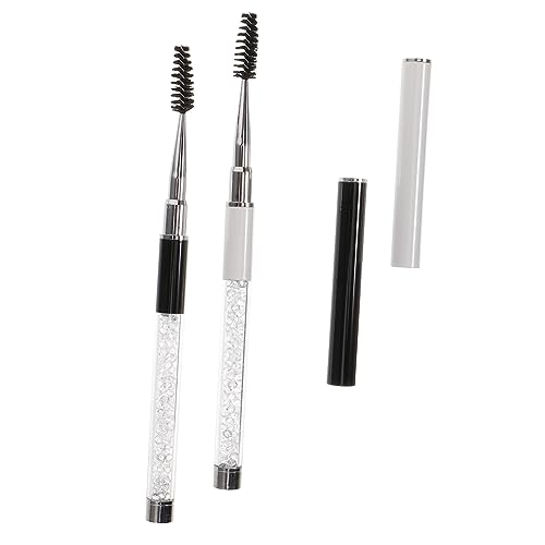 minkissy 2pcs Eyelash Mascara Brush Applicator for Wispy Lashes Lash Brushes for Eyelash Separation Travel Size Makeup Tools