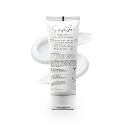 Personal Touch Sunscreen SPF 50 PA+++ for Face | Sunstalker Korea...