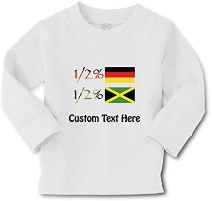 Cute Rascals Kids Long Sleeve T Shirt Jamaican German Cotton Boy & Girl Clothes