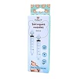 Docteur B - Nasenspritze für Babys, 10 ml, 2 Spritzen mit weicher Silikonspitze, BPA-frei, Nasenreiniger