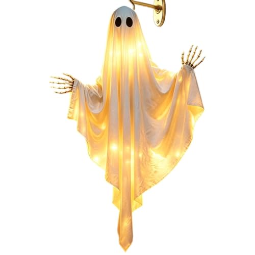 Décorations fantômes d'Halloween d'extérieur et grands accessoires de cour - 2