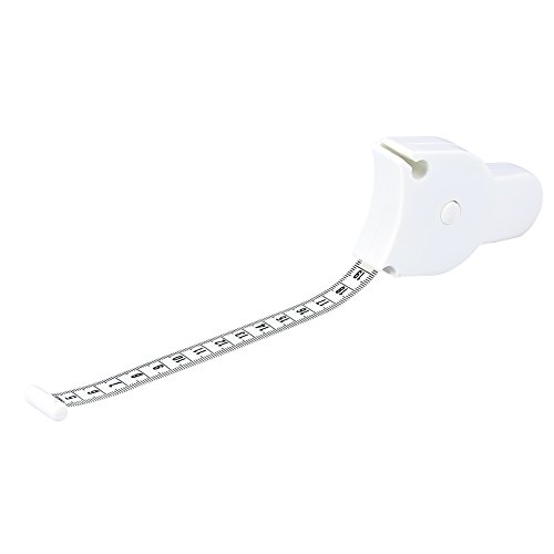 Cinta métrica corporal retráctil blanca 152 cm miniatura 7