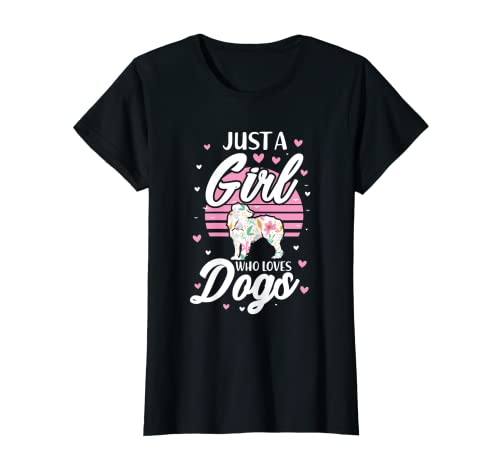 Just A Girl Who Loves Dogs Pastor australiano perro mamá Camiseta