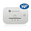 Smartwares Détecteur de monoxyde de Carbone - Certifié NF - Capteur 10 Ans - Piles 3 Ans - avec voyants Lumineux et Bouton de Test - FGA-13081FR