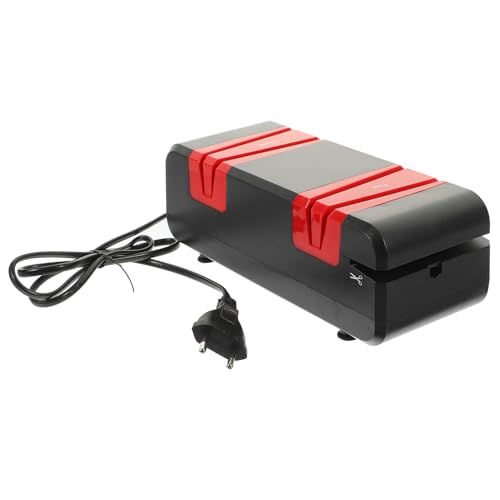 MOTHNUR Afilador Eléctrico Multifuncional para Cuchillas y Tijeras, Motor de Cobre 60w, Negro y Rojo, Uso Doméstico para Cocina y Destornilladores, Afilado Rápido y Pulido
