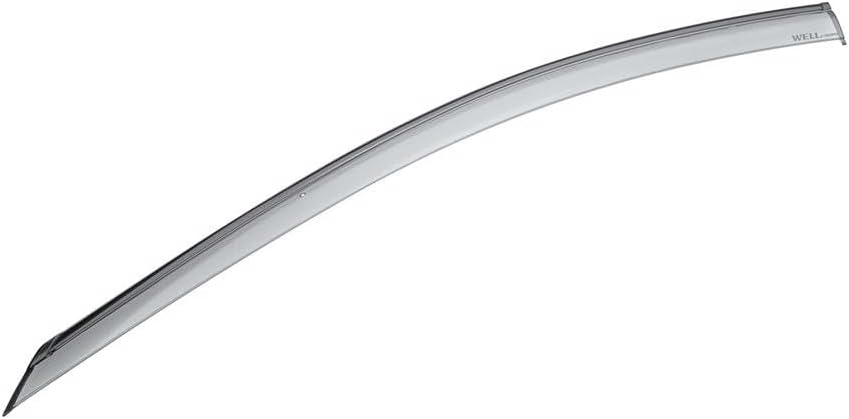 WellVisors Window Visors Wind Deflectors Compatible with Buick 2016-2020 Envision with Black Trim Rain Guards 3-847BU008