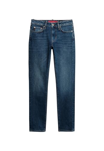Jean Vintage Mid Rise Slim Superdry pour un Look Urbain Chic