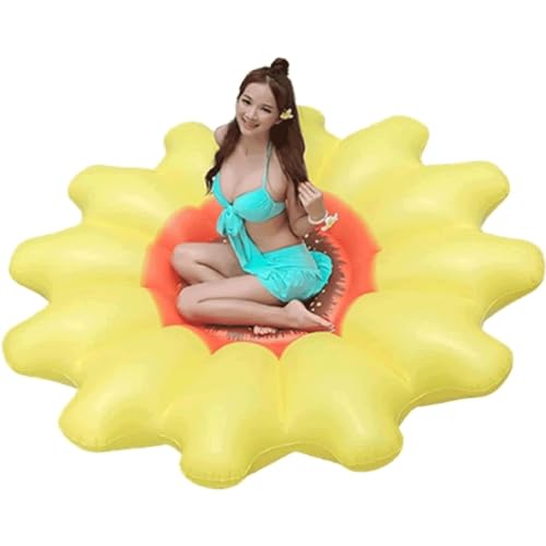 Radeau nage tournesol LWX pour illuminer vos fêtes au bord de la piscine