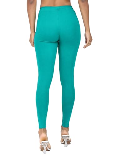 Image of Robinbosky Premium Stretchable Cotton Ankle Legging for Women | Suitable for Formal wear & Casual wear | High-End Elastic Makes The Leggings Squat Proof and Durable for Travel, Yoga, & Workout.