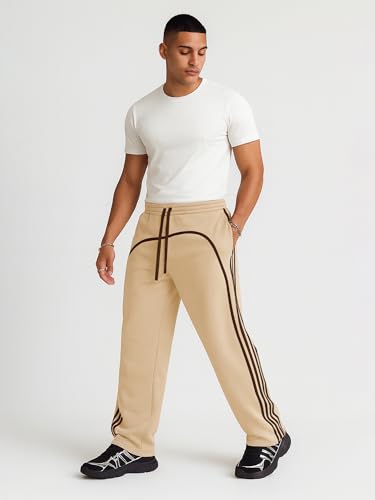 Image of Maniac || Mens || Side Stripe || Cotton || Baggy Fit || Trackpant