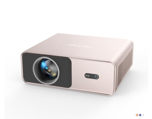 1000 ANSI Smart-Projector with WiFi 6 and 2-Way Bluetooth, Auto Focus & Keystone, TOPTRO A1...
