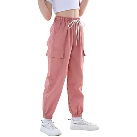 Pantalones Deportivos Niña Algodón con Bolsillos Cargo Cover