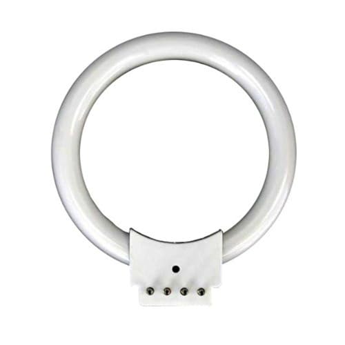 Image of AmScope FRL8B 8W Fluorescent Ring Light Bulb | Uniform shadow-free illumination with cool operation for precision inspection, microscopy and laboratory observation