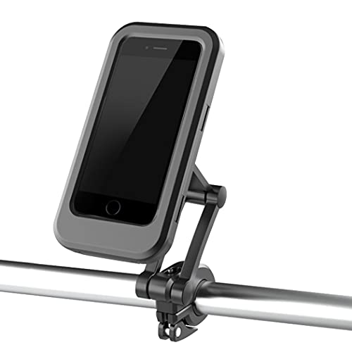 Universal Motorcycle Bicycle Mobile Phone Holder Mobile Bicycle Handlebar Holder flip Design Mobile Phone Holder Waterproof and Scratch Resistant Bracket