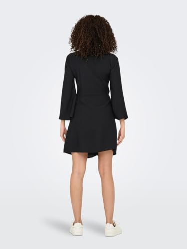 Robe à enrouler ajustée avec sa coupe portefeuille 7/8 - 2